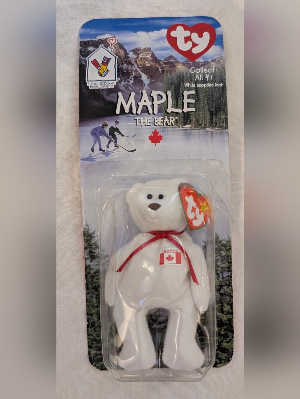LIVE SHOW GIVEAWAY:1999 McDonald's Ronald McDonald House Charities Ty Maple Bear